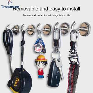 🛒ตะขอแม่เหล็ก 1 ชิ้น แม่เหล็กตะขอ Hook Magnet ตะขอแม่เหล็กทรงพลัง ตะขอเกี่ยว ตะขอแขวนของ แม่เหล็กแรงดึงดูดสูง Tmsunten