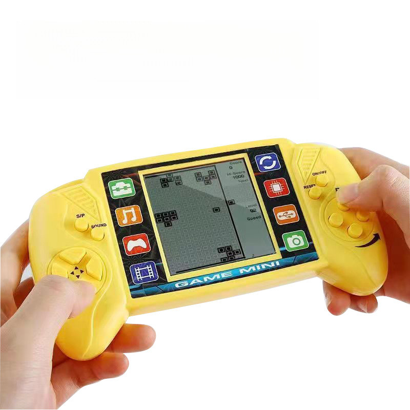 คอนโซลเกมมือถือขายดี หน้าจอใหญ่ 3.5 นิ้ว คอนโซลเกม Tetris