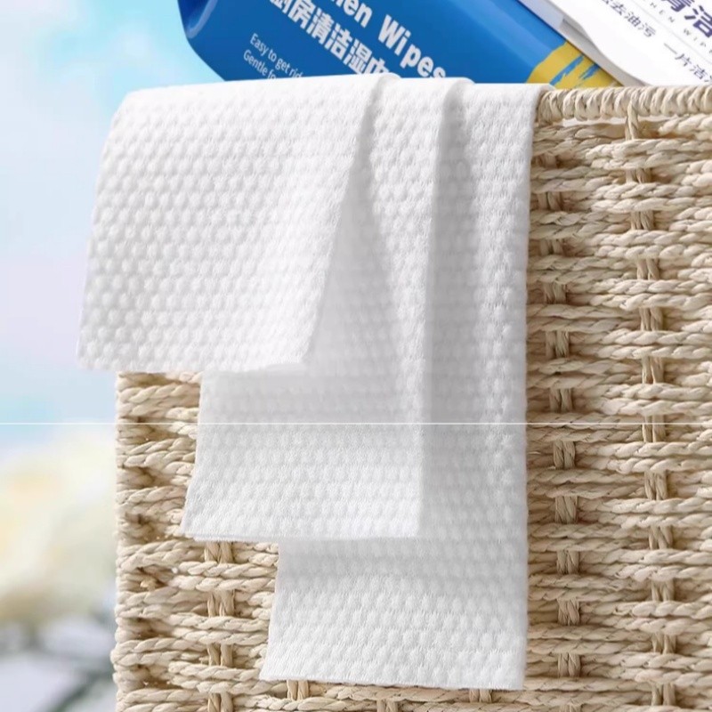 ทิชชู่เปียกสำหรับห้องครัว ทำความสะอาด เช็ดคราบมัน จาน เครื่องใช้ กลิ่นหอมกลิ่นเลมอน  80 แผ่น/แพ็ค - 5