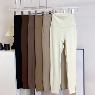 【MAGGIEYOGA】กางเกงโยคะไร้ขอบ กางเกงฟิตเนส บั้นท้ายสีพีช กางเกงวิ่งกีฬา โยคะยกก้นเอวสูง