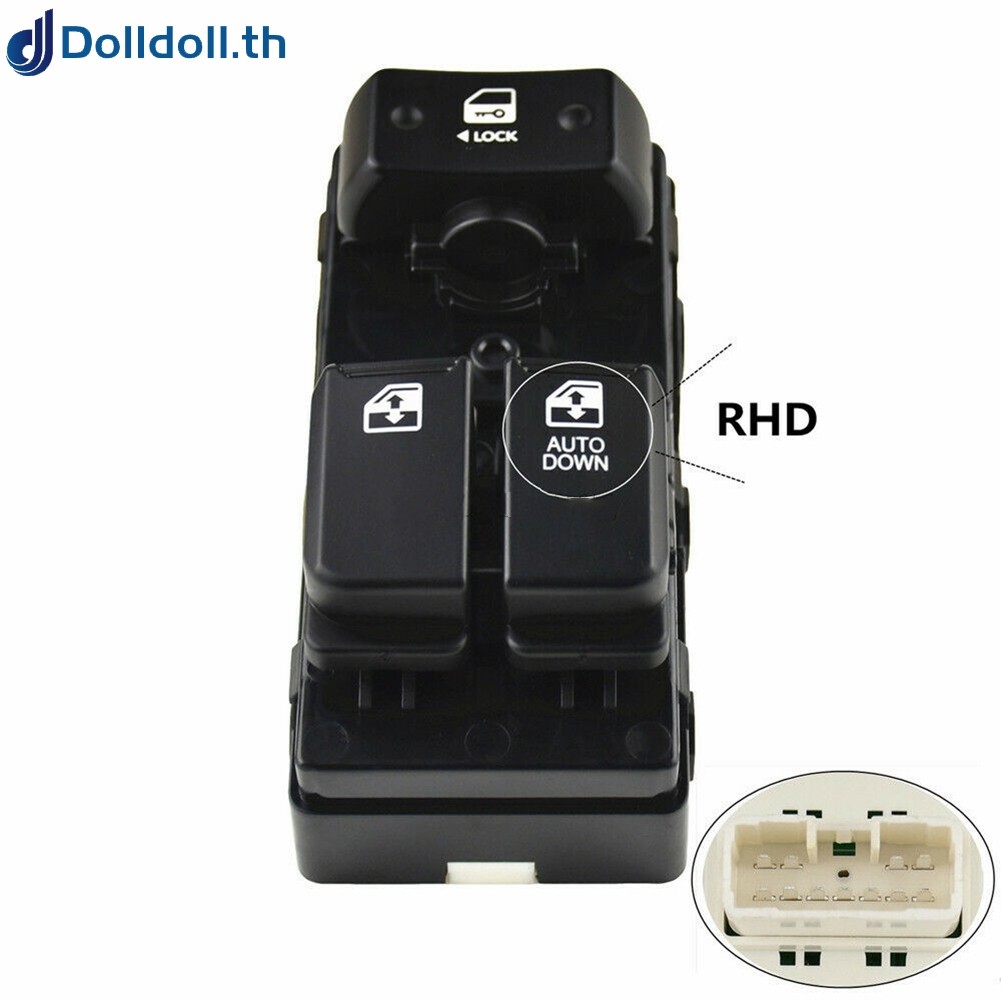 <Dolldoll>93571-4H110 สําหรับ Hyundai H1 Starex i800 Grand 07-16 สวิตช์กระจกไฟฟ้า