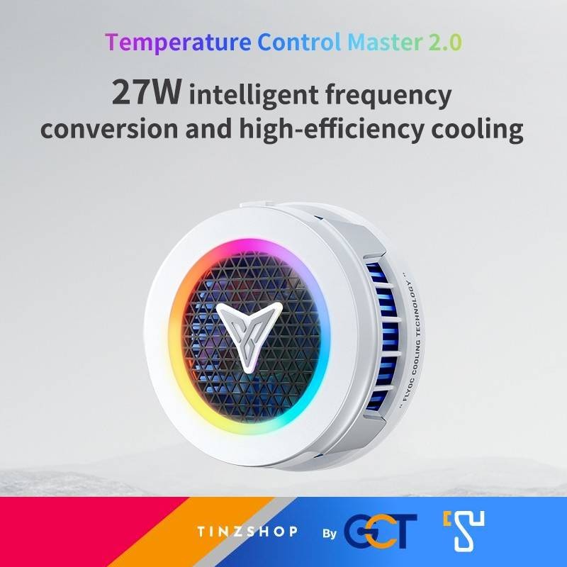 [Tinzshop] พัดลมระบายความรอ้นโทรศัพท์มือถือ Flydigi B7X รองรับไฟสูงสุด 27W ไฟ RGB Backlight (ประกันศ