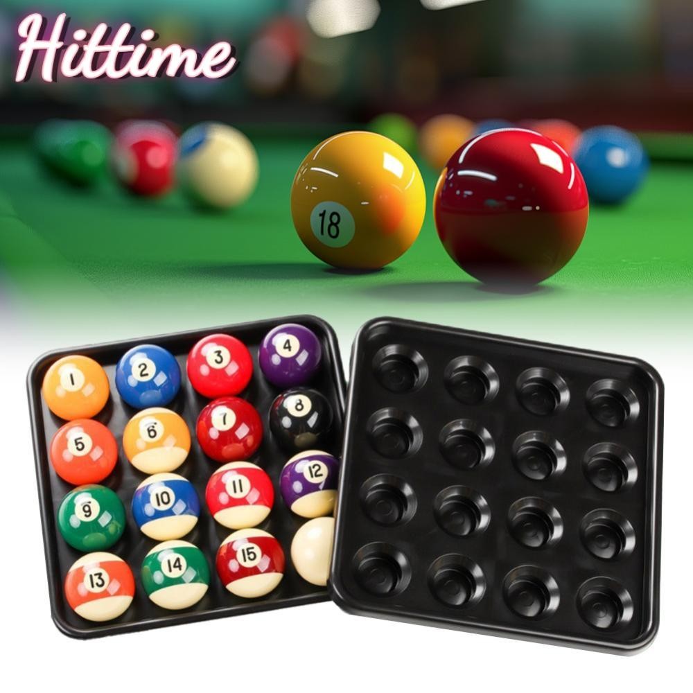 HITTIME 16 หลุมบิลเลียด Ball ถาด ABS หนา Anti-Drop Ball สําหรับจีน 8-Ball อเมริกันสระว่ายน้ําบิลเลีย