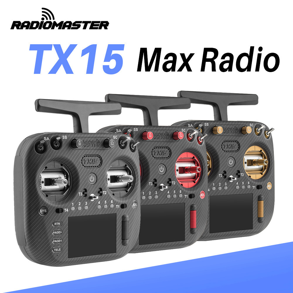 Radiomaster TX15 MAX รีโมทคอนโทรล ExpressLRS AG02 CNC HALL GIMBAL LR1121 3.5 นิ้วหน้าจอสัมผัสสําหรับ
