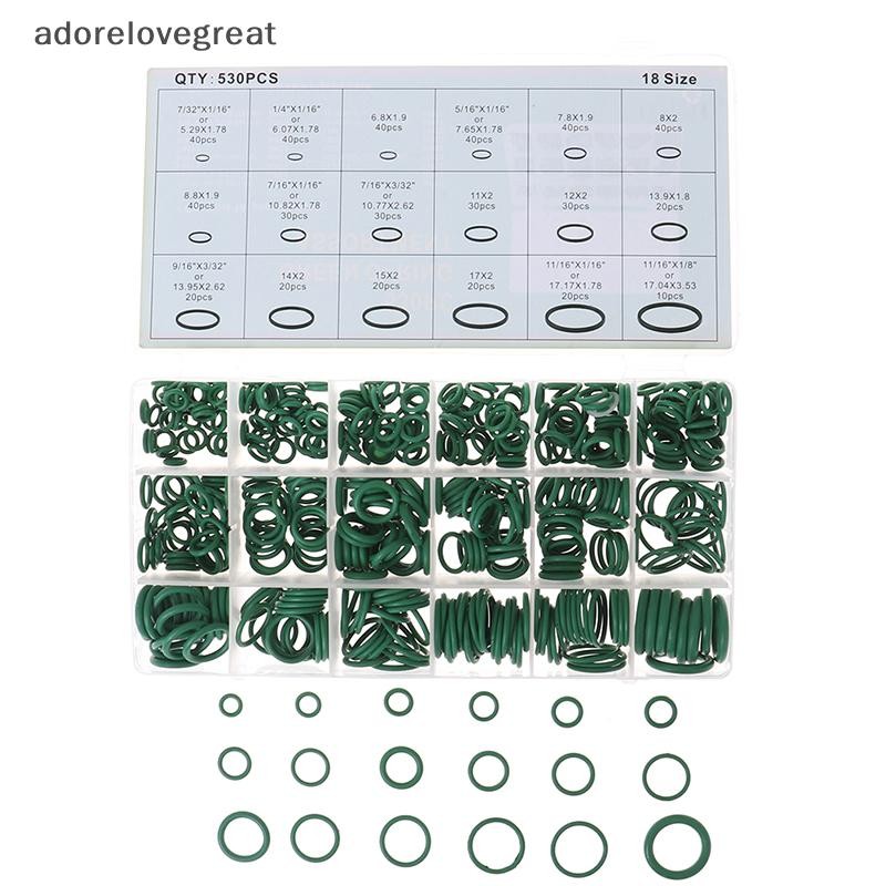 Alt 530 ชิ้นซีลโอริง R134a ซ่อมรถเครื่องปรับอากาศยาง Sealant กล่องชุด DRG