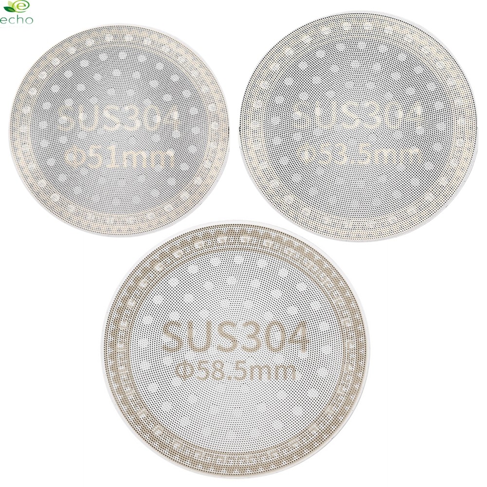 51 53 58mm Espresso Puck Screen Double Layer Coffee Portafilter Basket Filters [แบรนด์ใหม่และแฟชั่น]