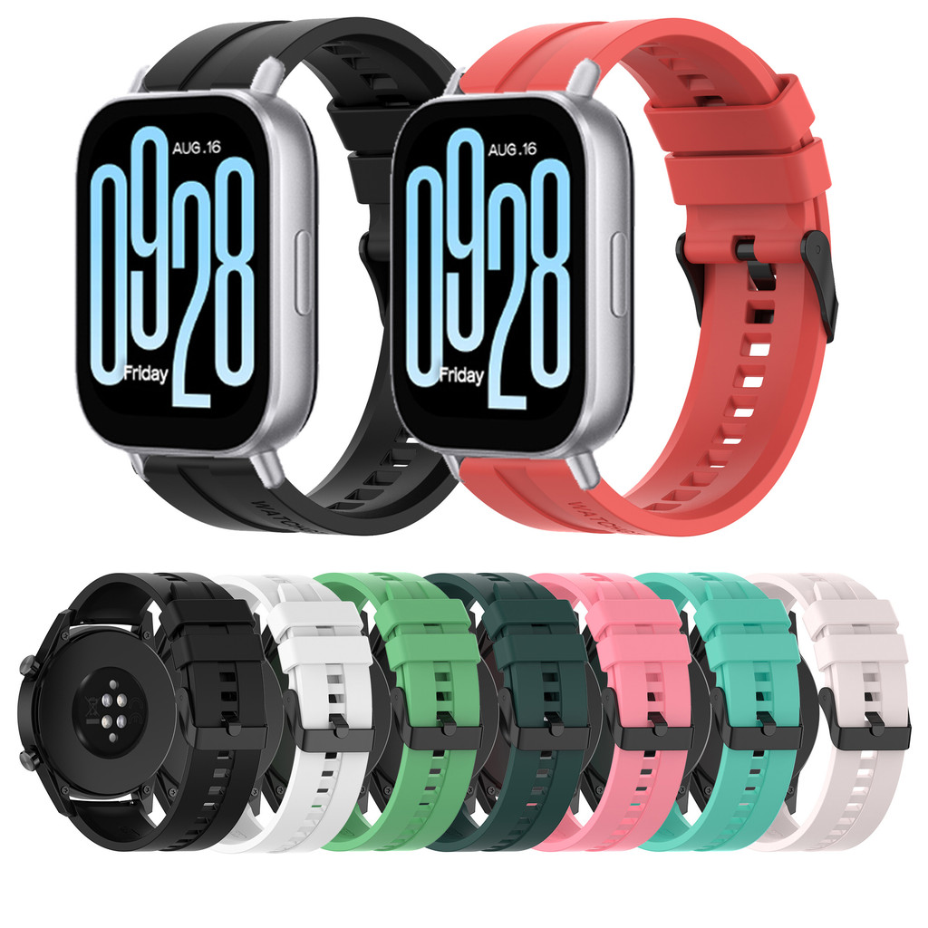 Bands ซิลิโคน WatchBand สายรัดกีฬาสร้อยข้อมือสําหรับ Redmi Watch 5 Active Watch5 Lite