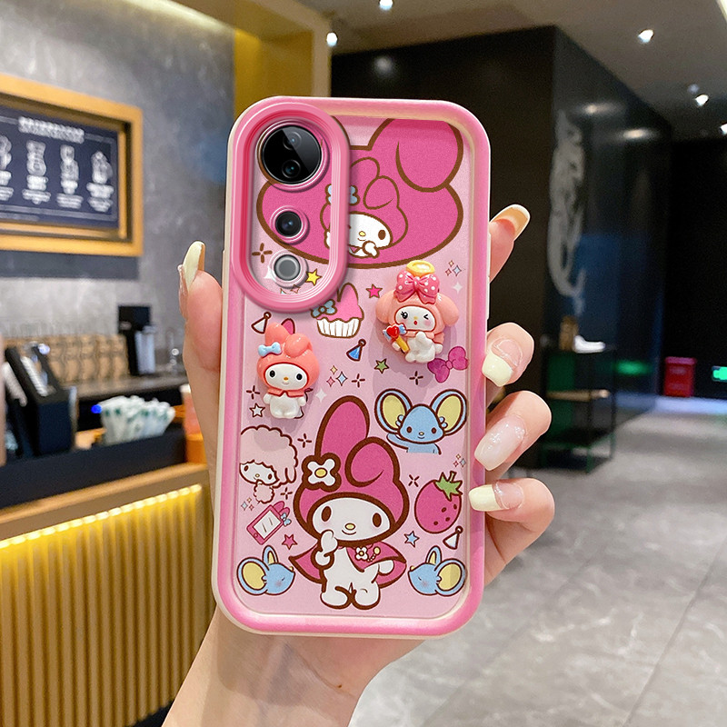 เคส VIVO V40 VIVO V40 PRO กรณีโทรศัพท์ซิลิโคนน่ารัก XXTY - รูปที่ 2