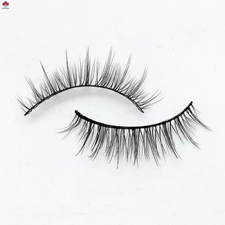 Fluffy Comic Eye Wispy Lashes ผู้หญิงจําลองขนตาปลอม