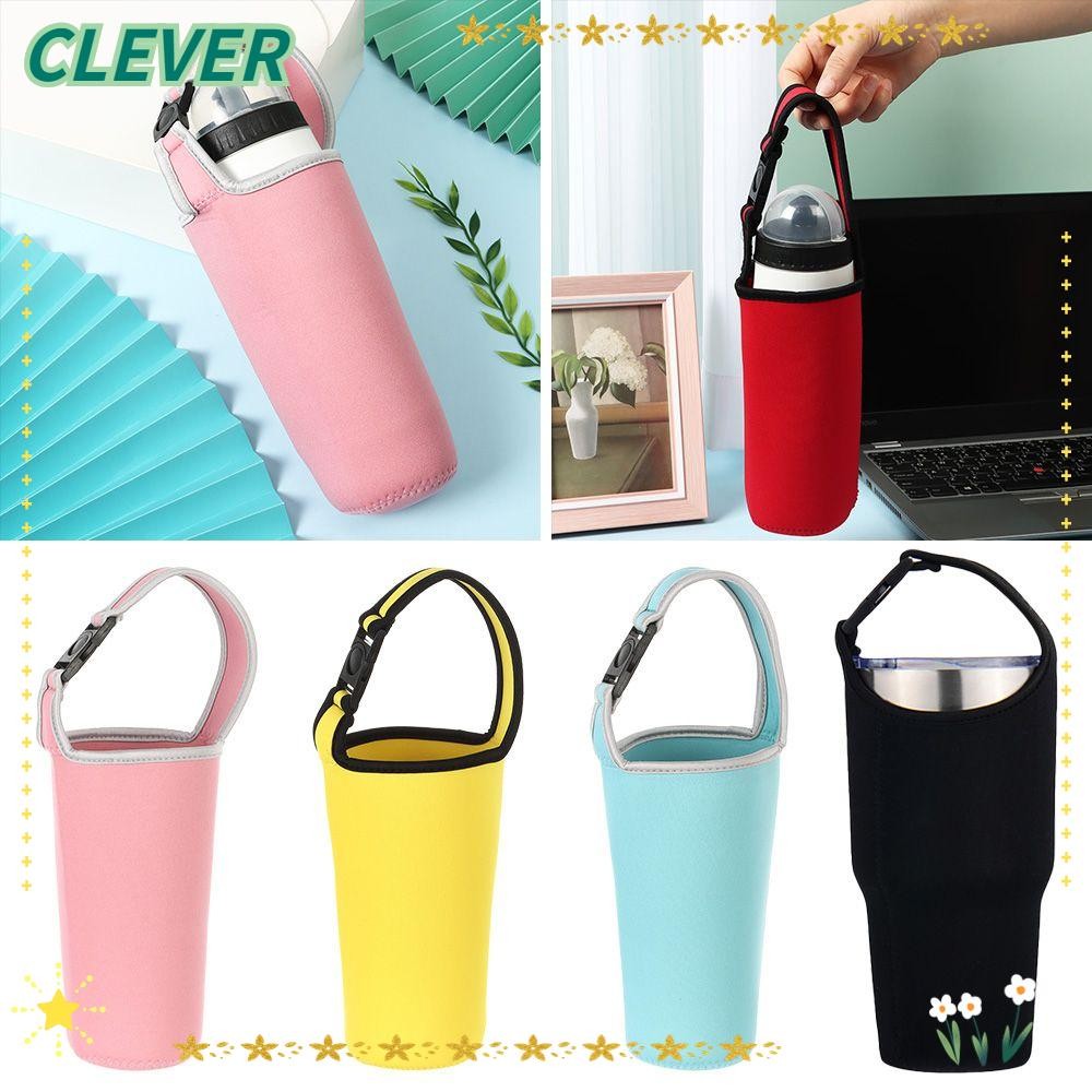 Clever 30oz ถุงใส่เครื่องดื่ม Anti-Hot เป็นมิตรกับสิ่งแวดล้อมถ้วยกระเป๋า Carrier ที่วางแก้วแบบพกพา