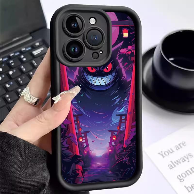เหมาะสำหรับ VIVO Y91C Y91 Y91i Y93 Y93s Mediatek Y100i Y90 Y95 กรณีโทรศัพท์มือถือป้องกันรอยขีดข่วน Cartoon Cool Ghost