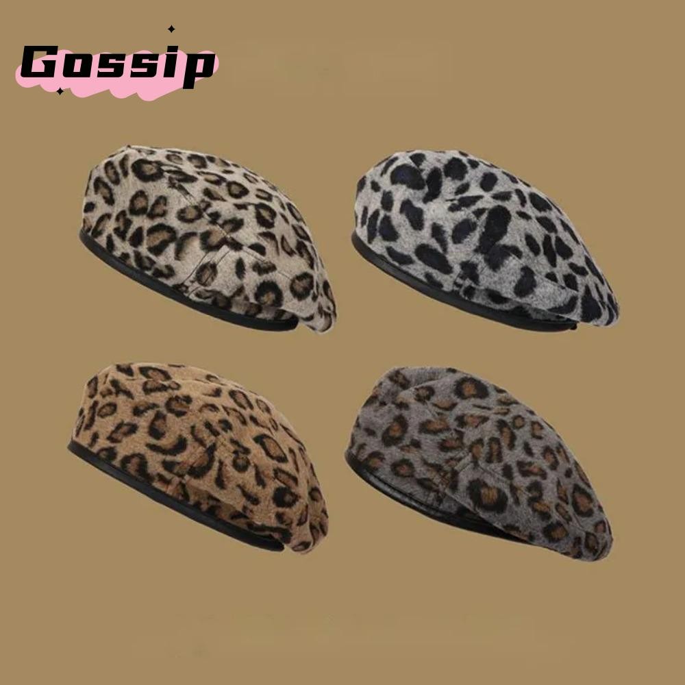 Gossip หมวกเบเร่ต์พิมพ์ลายเสือดาว, หมวกแปดเหลี่ยมนักเรียนทุกคู่, หมวกฟักทองเวอร์ชั่นเกาหลี