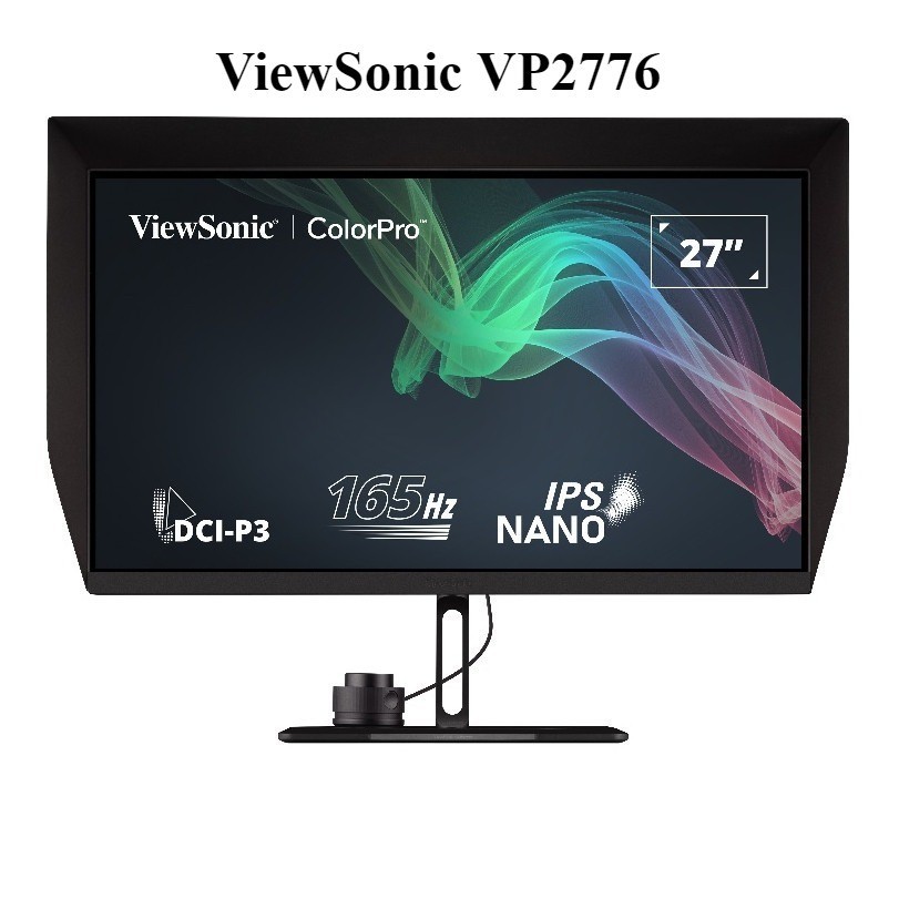 ViewSonic VP2776 27" 1440p Premium USB-C Monitor 165Hz, DCI-P3, ColorPro Wheel, Pantone Validated Vi