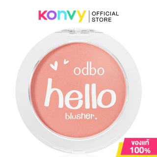 ODBO Hello Blusher 4g โอดีบีโอ บลัชออนเนื้อละเอียด