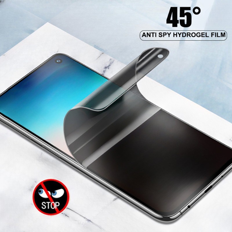 Oneplus13 OnePlus10 คลุมทั้งหมด Anti Spy ความเป็นส่วนตัวฟิล์มไฮโดรเจลนุ่มสําหรับ OnePlus 10 Pro 13R 13 12R 12 11R 11 10T 10R Anti Blue Light โทรศัพท์ป้องกันหน้าจอ Matte Frosted Soft Film