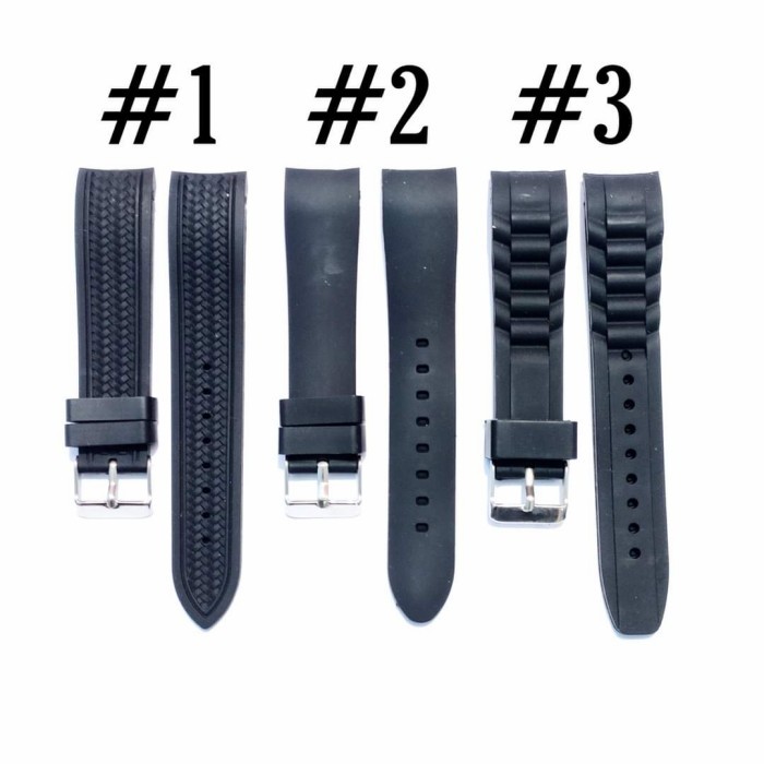 20MM WATCH STRAP 20MM RUBBER WATCH STRAP