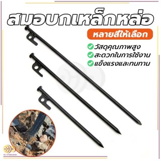 การตั้งแคมป์ สมอบก เหล็กหล่อ เหล็กหล่อ อุปกรณ์แคมป์ปิ้ง มี 4…