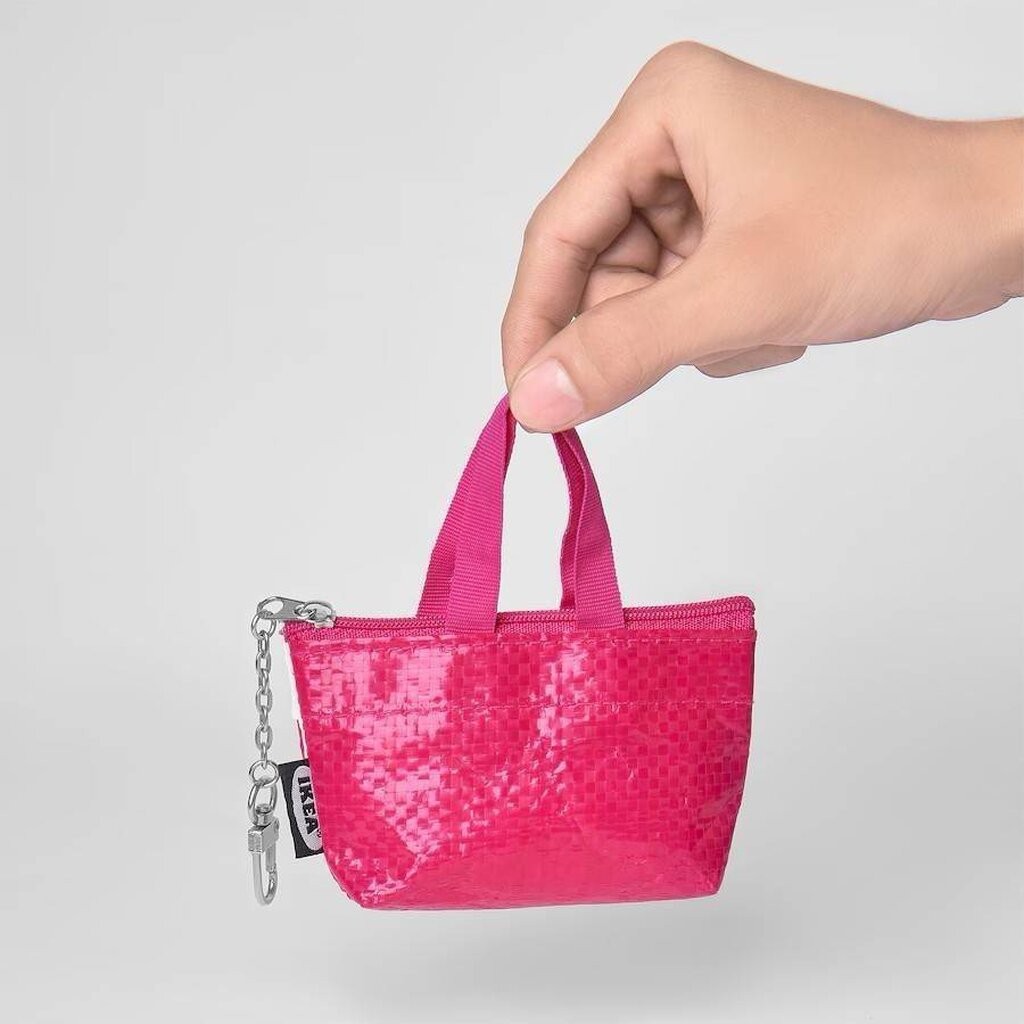กระเป๋าใส่เหรียญ ใส่พวงกุญแจ IKEA KNOLIG Key & Coin Purse Bag จาก IKEA JAPAN