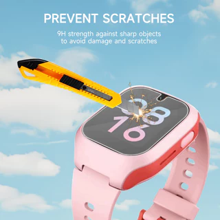 ฟิล์ม Xiaomi Smart Kids Watch 5C ฟิล์มนิรภัย Xiaomi Smart Kids Watch 5C ฟิล์มกันรอยสีม่วง ฟิล์มกันรอยป้องกันการระเบิด