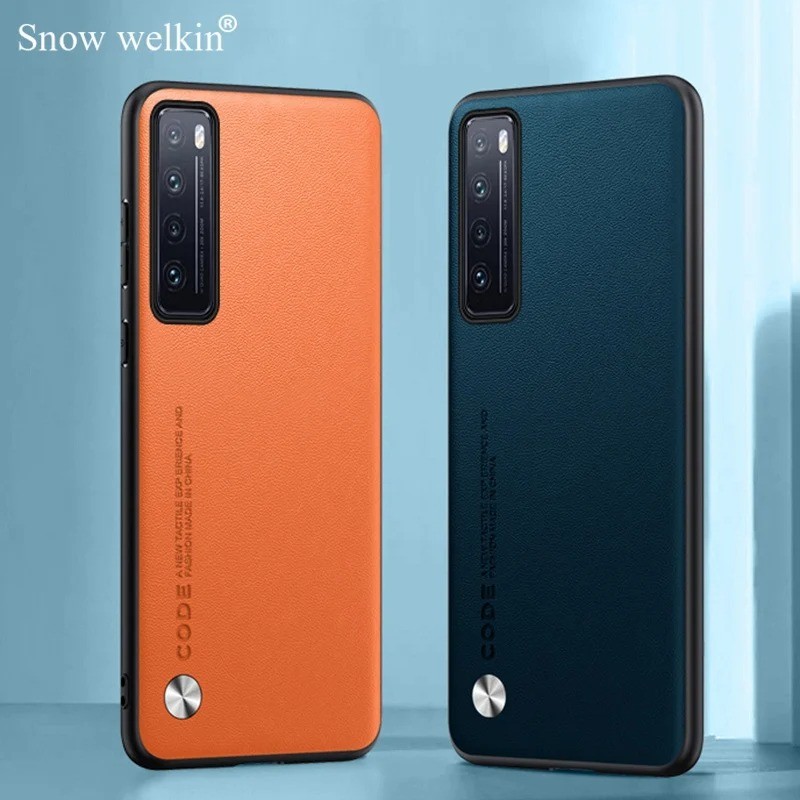 สําหรับ Huawei Nova 7 / 7i / 7 SE / 7 Pro 5G แฟชั่นหรูหรา PU หนังนุ่มฝาหลังกันกระแทก