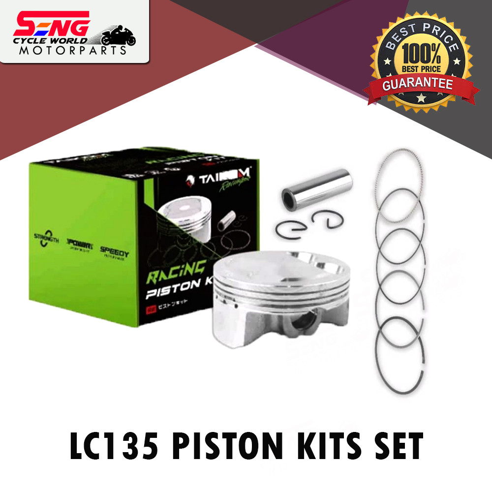 YAMAHA LC135 PISTON KITS SET - 54.75MM/55MM - TAIKOM