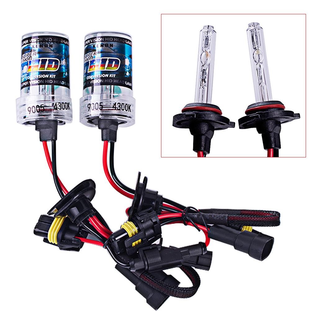 Tar 2pcs hid bixenon xenon kit หลอดไฟ 35w 4300k 6000k H1 H7 9005 จัดแต่งทรงผมรถ N