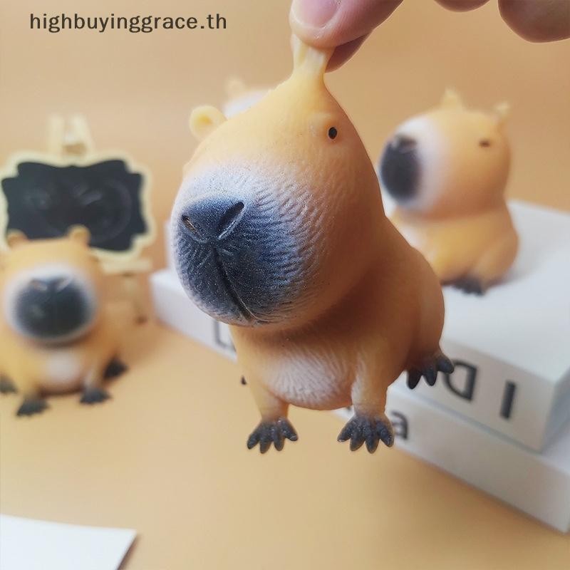 Hgth Chubby Capybara บีบของเล่น Fidget ของเล่น Super Soft จําลอง Capybara บีบ Sensory ของเล่นความวิตกกังวลบรรเทาสําหรับผู้ใหญ่และเด็ก HGTH