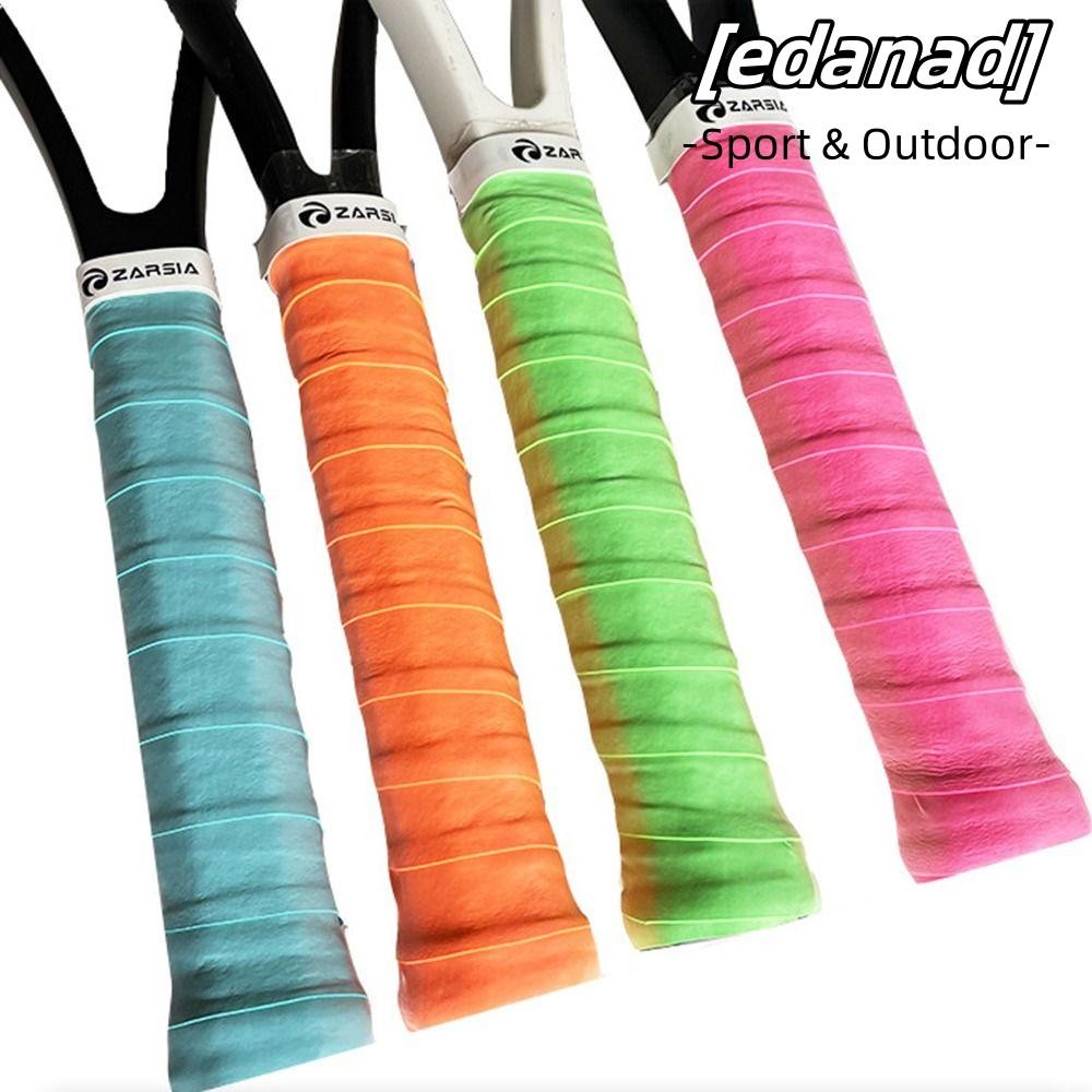 Edanad 1 ชิ้นเทปจับ, ไม้เบสบอลไขลานกว่าจักรยานจับแบดมินตัน Sweatband, Anti-slip Band Shock Absorption ไม้เทนนิสเหงื่อดูดซับเหงื่อตกปลา Rod แบดมินตัน