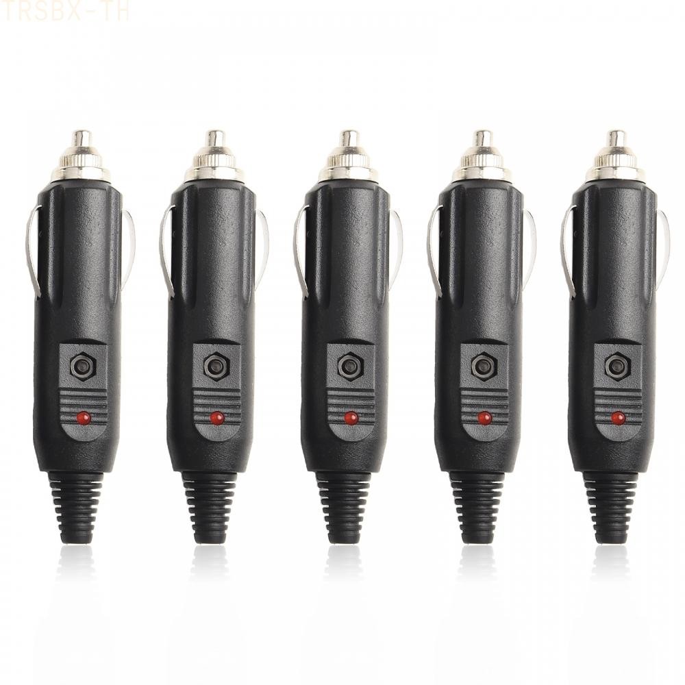 BIG DISCOUNTS ชุดเปลี่ยนชุด 12V-24V รถชาย W/Fuses ปลั๊กจุดบุหรี่ LED สีแดง【TRSBX-TH】