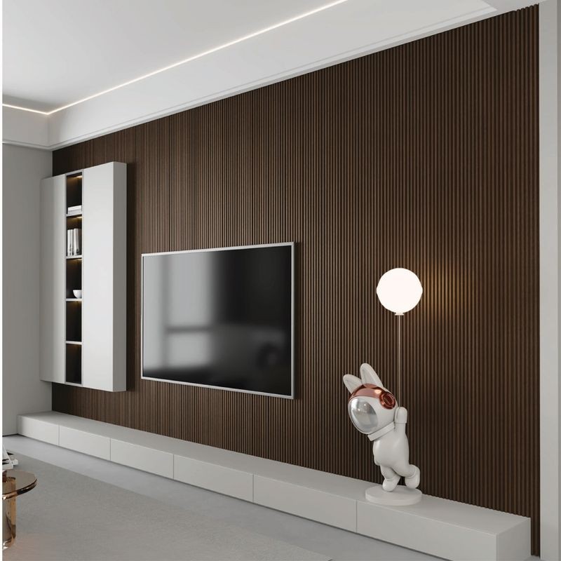 TEXTURE แผ่นตกแต่งผนัง รุ่น F148WDG-07 14.8X290X1.3 CM.  (10 แผ่น/กล่อง)