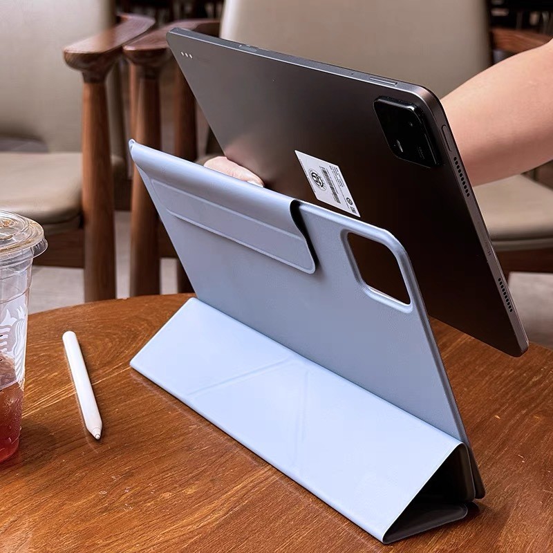 Slim แม่เหล็กสําหรับ Xiaomi Pad 7 Pro 11.2 นิ้ว Mi Pad 7 พับ PU หนังสําหรับ Mi Pad 5 6 Pro 11 นิ้วหลายมุมฝาครอบ