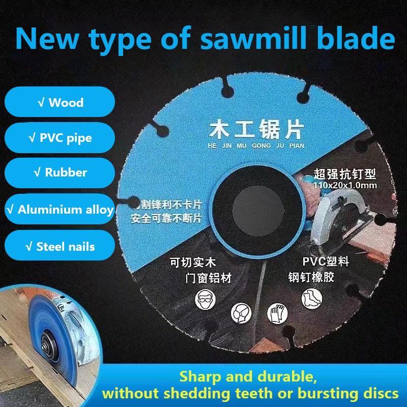 ใหม่อลูมิเนียม Woodworker ใบเลื่อย al Cutg ใบมีดเครื่องบดมุม Cutg เครื่องใบเลื่อยไม้ Cutg Slice ใหม่