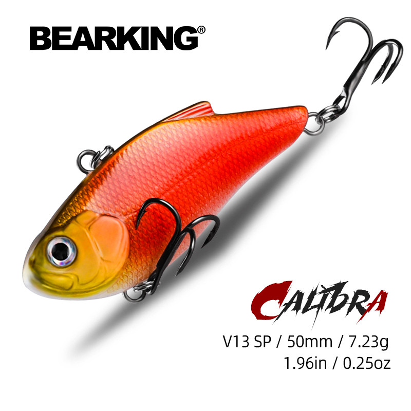 Bearking 5 ซม.7gแบรนด์ชั้นนําProfessional Wobblersตกปลาเหยื่อตกปลาการสั่นสะเทือนเหยื่อสําหรับตกปลาน้ําแข็งอุปกรณ์เสริมประดิษฐ์