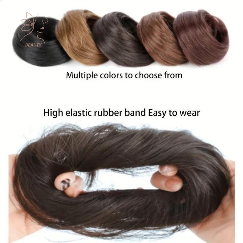 [maybeauty] ยางรัดผมปลอมสังเคราะห์ Multicolor Clip In On Hair Tail Extension Updo หางม้าสูงธรรมชาติสําหรับผู้หญิง {TH} - รูปที่ 2