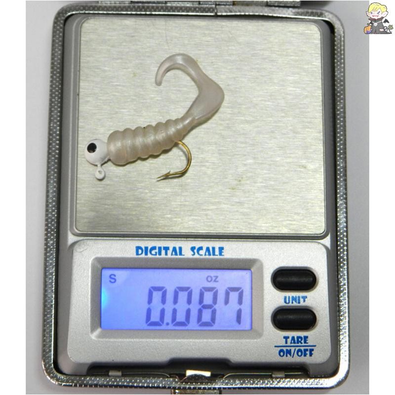 [CL] จิ๊กตกปลา Lure Sea Bass เหยื่ออ่อนหัวจิ๊ก Twirl Tails เหยื่อหนอน 7 ชิ้น/ล็อต TH