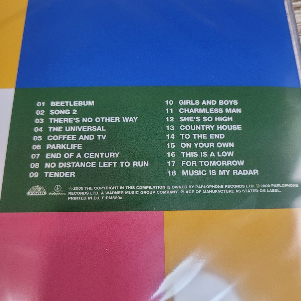 CD แผ่นซีดี Blur The Best Of ใหม่ ซีล Blur CD ราคา ถูกที่สุด ดีลบีเคเค แกลเลอรีภาพที่ 4