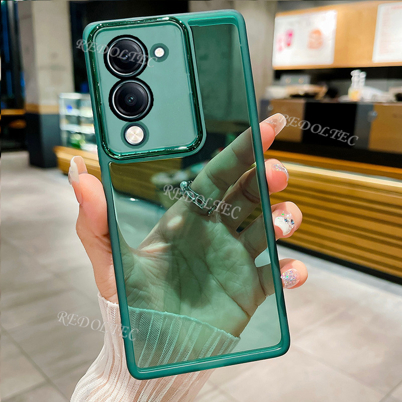 เคส VIVO Y29S Y29T 5G ใหม่สีบริสุทธิ์บางโปร่งใสปลอก VIVO Y29 S Y29 T กันกระแทกฝาครอบโทรศัพท์ใสนุ่มพร