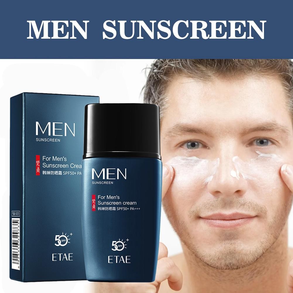 ครีมกันแดด SPF 50 Sunblock Skin Moisturizing Men ครีมกันแดด J1N0