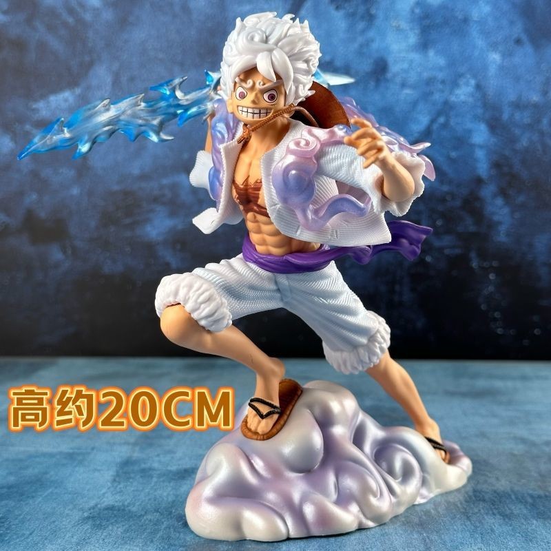 ✨[คลังสินค้าพร้อม yes Model] One Piece luffy Anime Model Figure One Piece Tread Cloud luffy Sun God 
