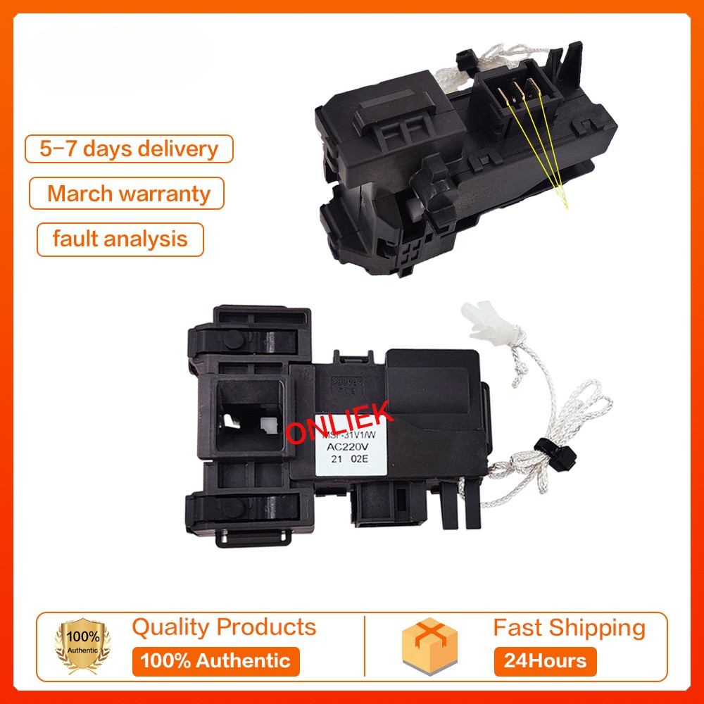 กลองเครื่องซักผ้า Panasonic MSF-31V1/W ล็อค EG92 EG128 E8G2H สวิตช์ประตู MSF-34V1/W Mlc9