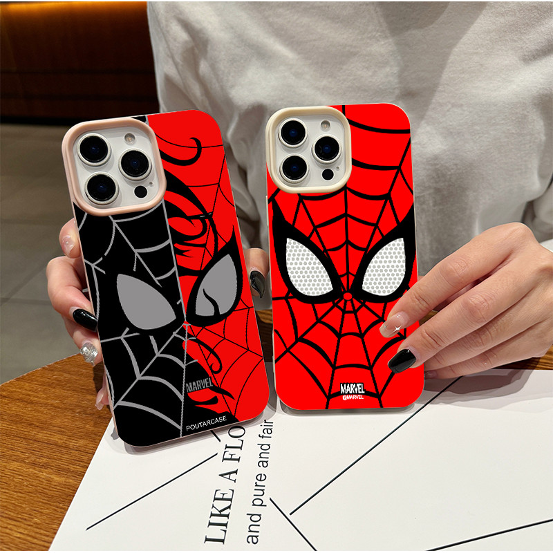 แอปเปิ้ลโทรศัพท์ สไปเดอร์แมน สำหรับ iPhone เคสไอโฟน 13 12 11 PRO MAX X XS MAX 16 15 14 XR 7/8PLUS จัดส่งจากประเทศไทย - รูปที่ 3