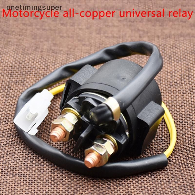 Onetimingsuper 12V รถจักรยานยนต์ Solenoid Starter รีเลย์สําหรับ GY6 50cc 70cc 90cc 110cc 125cc 150cc 200cc 250cc ATV Go Kart สกู๊ตเตอร์ Moped OTP