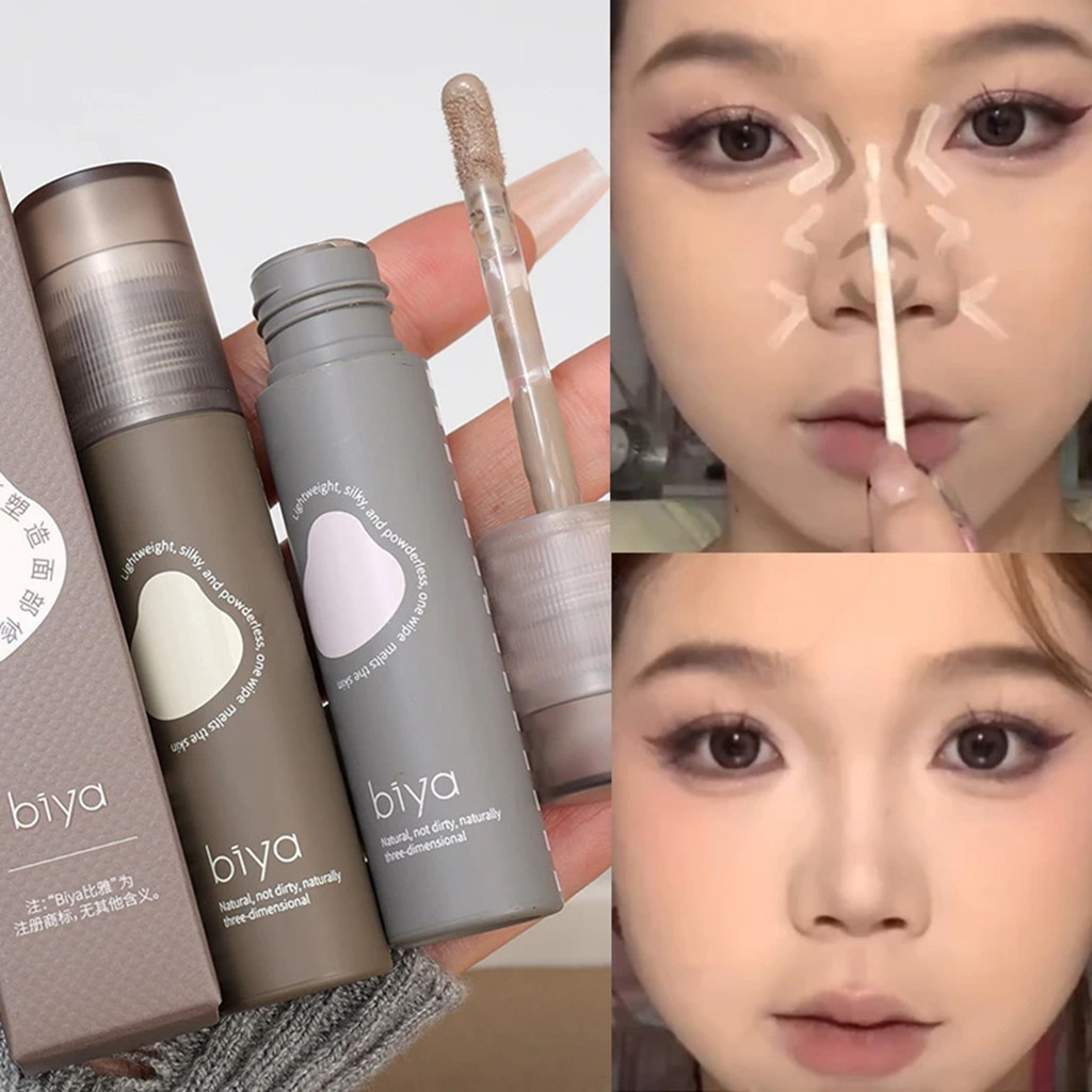 การสร้างใบหน้า, น้ํายาคอนทัวร์, ไฮไลท์เนื้อแมท, เพิ่มความกระจ่างใสสามมิติ, เงาจมูก, แท่งคอนทัวร์เหลว