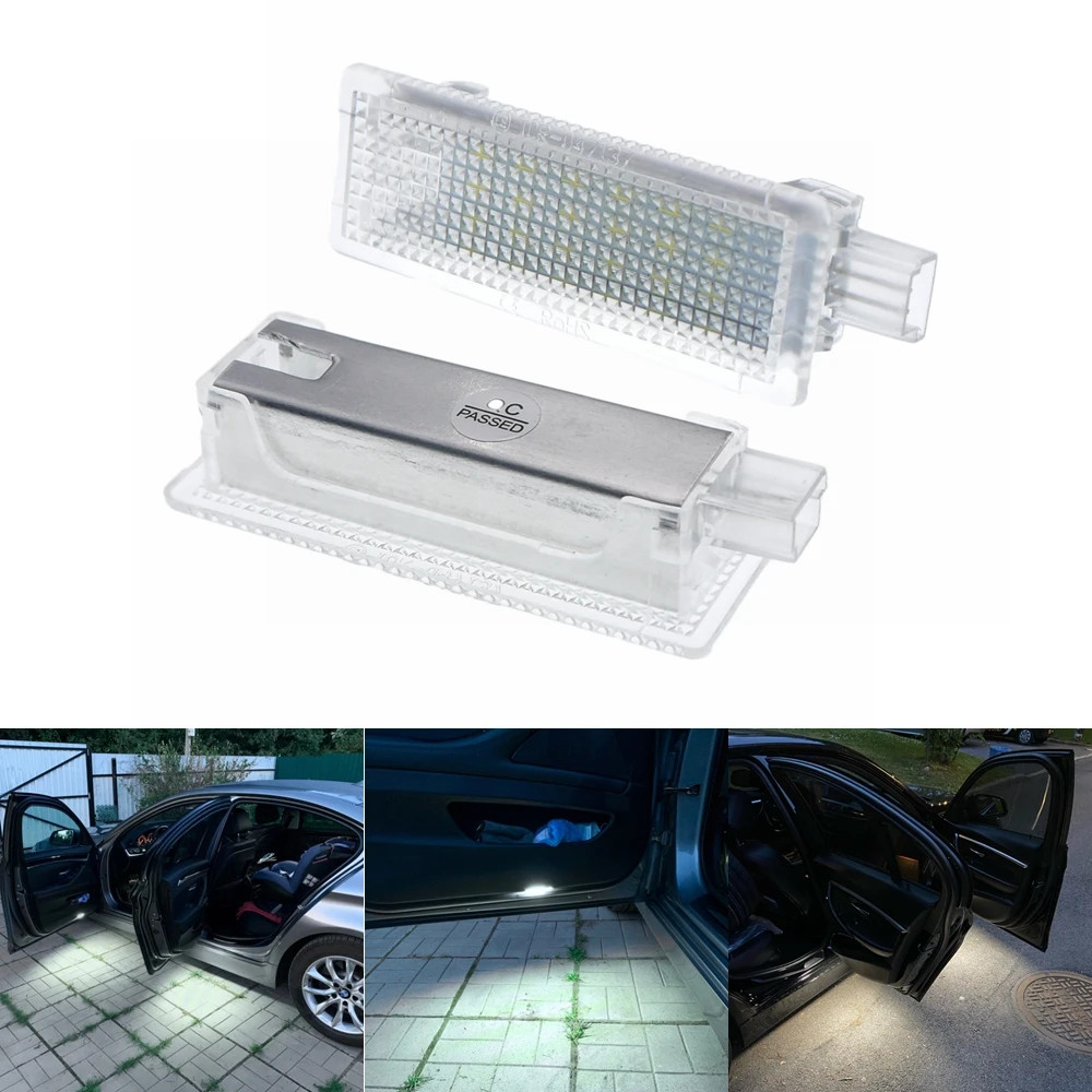 2PCS สําหรับ BMW E82 E88 E81 E87 F20 F21 F22 F23 F10 F11 F18 E60 E61 M5 E63 E64 F12 F13  LED รถประตู