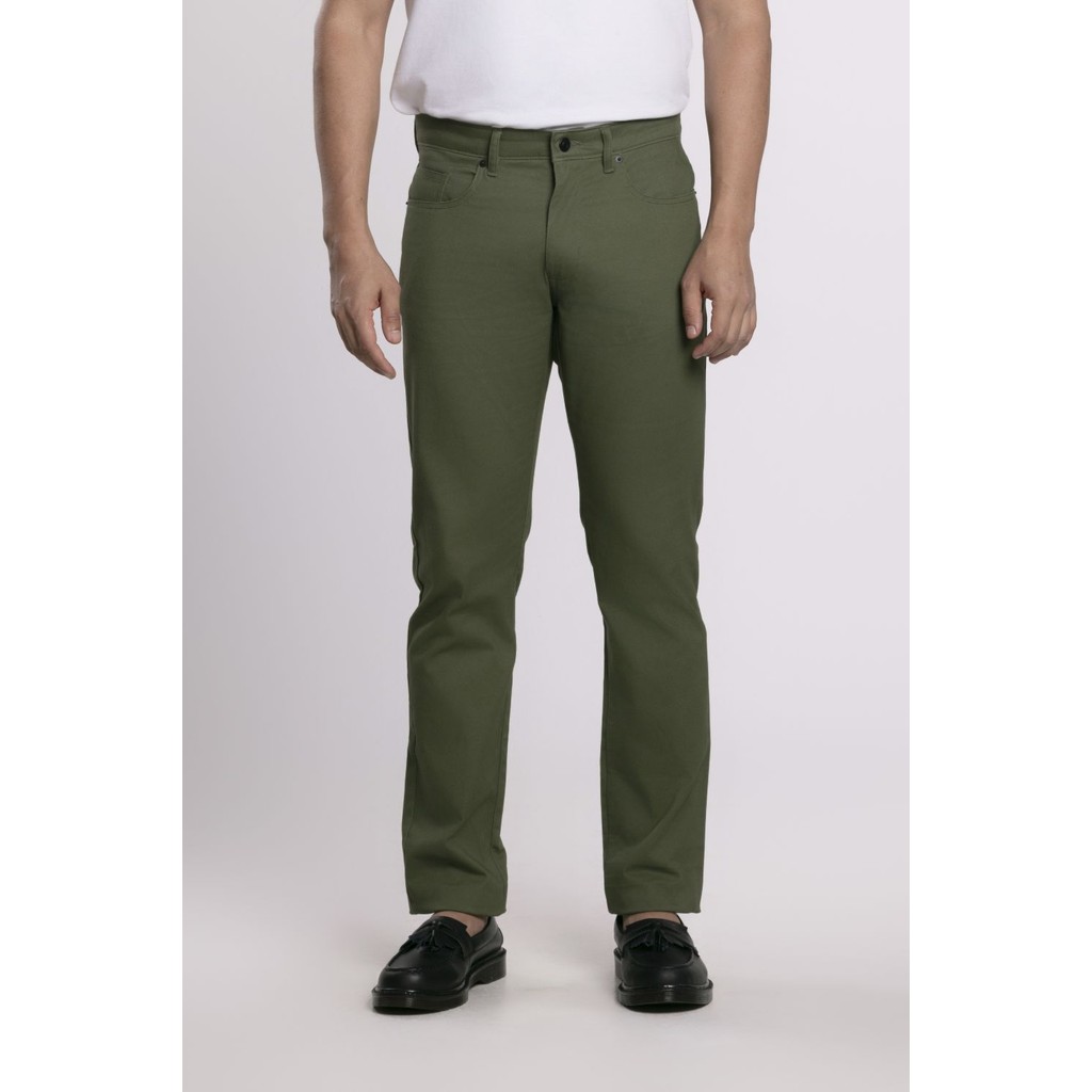 MOC - กางเกงยีนส์ผู้ชาย Vitus - Olive