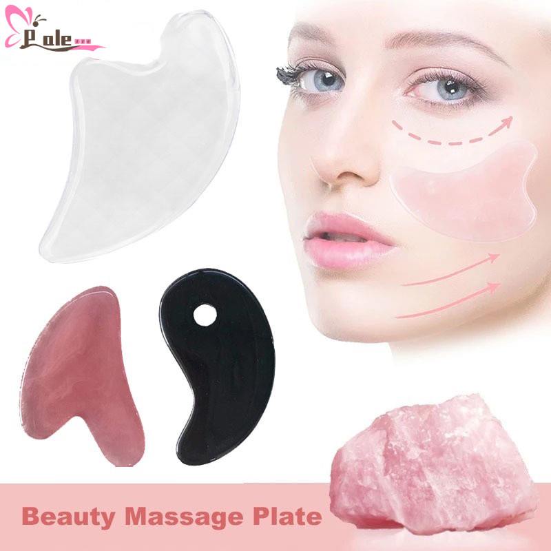 Spa Massage Tools - กระดานกัวซาคริสตัลเรซินธรรมชาติ - เครื่องมือดูแลผิวต่อต้านวัย - สําหรับเครื่องมือขูดผิวหน้า
