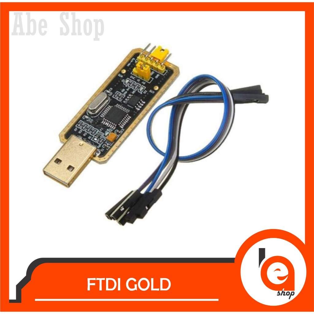 FTDI Gold FT232 โมดูล USB เป็นพอร์ตอนุกรมไปยังโมดูลทอง TTL FT232RL