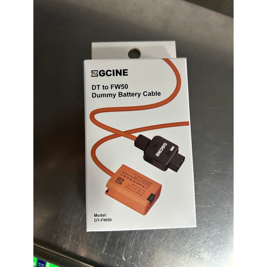 Zcgine NP-FW50 Dummy แบตเตอรี่ D-Tap Connector สายไฟ 60 ซม.ยาว D-Tap to NP-FW50 เปลี่ยนอะแดปเตอร์ Mu