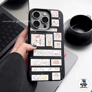 เข้ากันได้สำหรับ เคสไอโฟน11 เคส iphone 16 Pro Max 7Plus XR 12 13 14 15 เนื้อหนัง TPU Case แบบด้าน ลูกแมวน่ารักกับโบว์