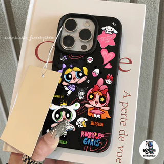 เข้ากันได้สำหรับ เคสไอโฟน11 เคส iphone 16 ProMax 8 7Plus X XS XR 12 13 14 15 Pro Max เนื้อหนัง TPU Case แบบด้าน น่ารักM